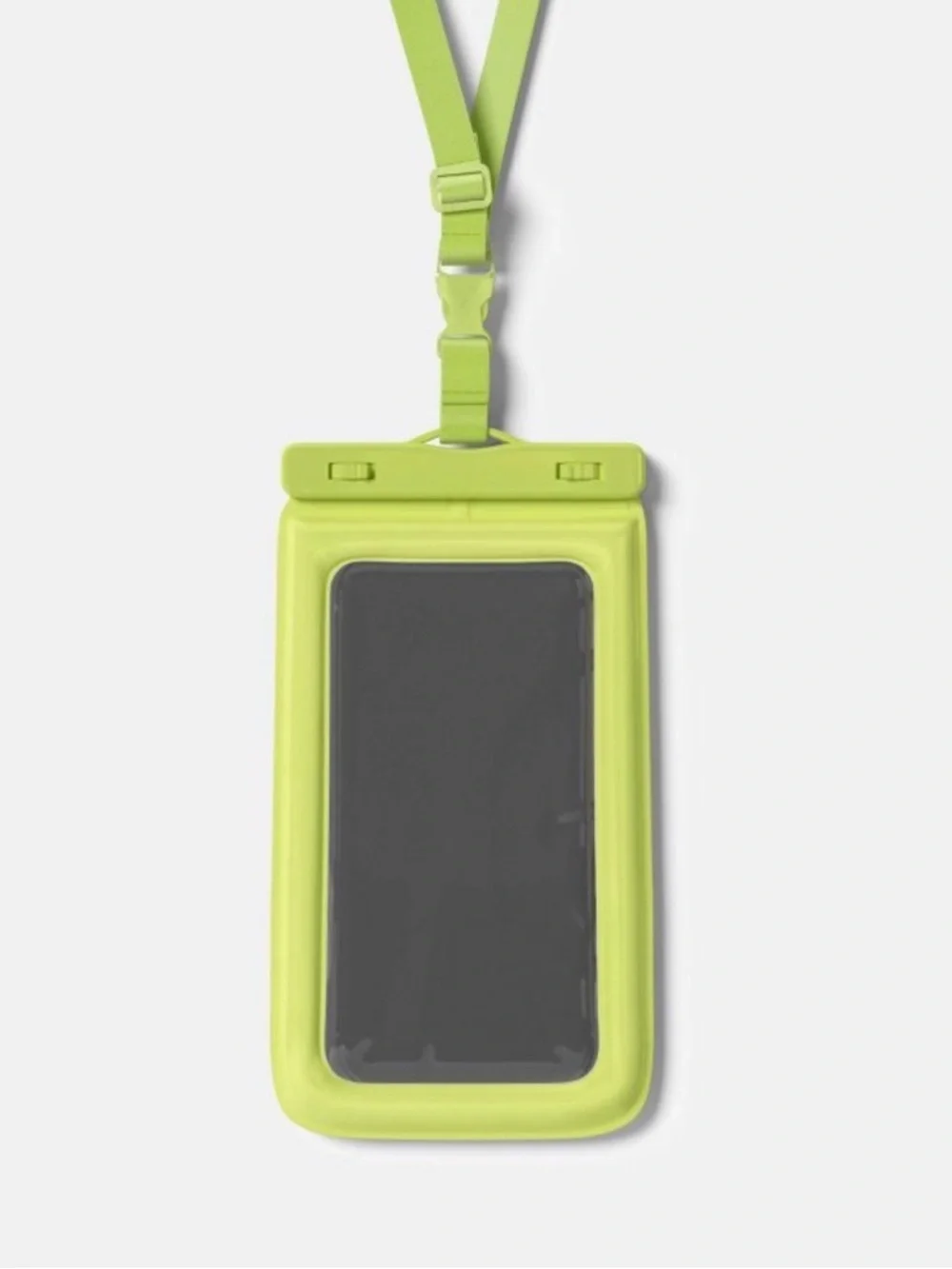 heyday Pastel Green Waterproof Tech Pouch with Lanyard—New in box